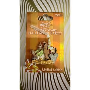 Disney Parks MNSSHP 2015 Donald & Daisy Duck LE 5500 Pin - Halloween